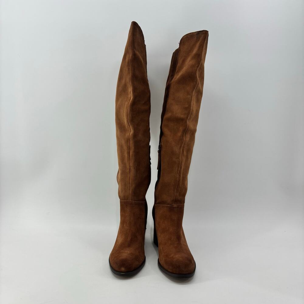 Naturalizer Kyrie Size 8 Knee High Brown Boots Leather Upper Womens - Picture 4 of 14